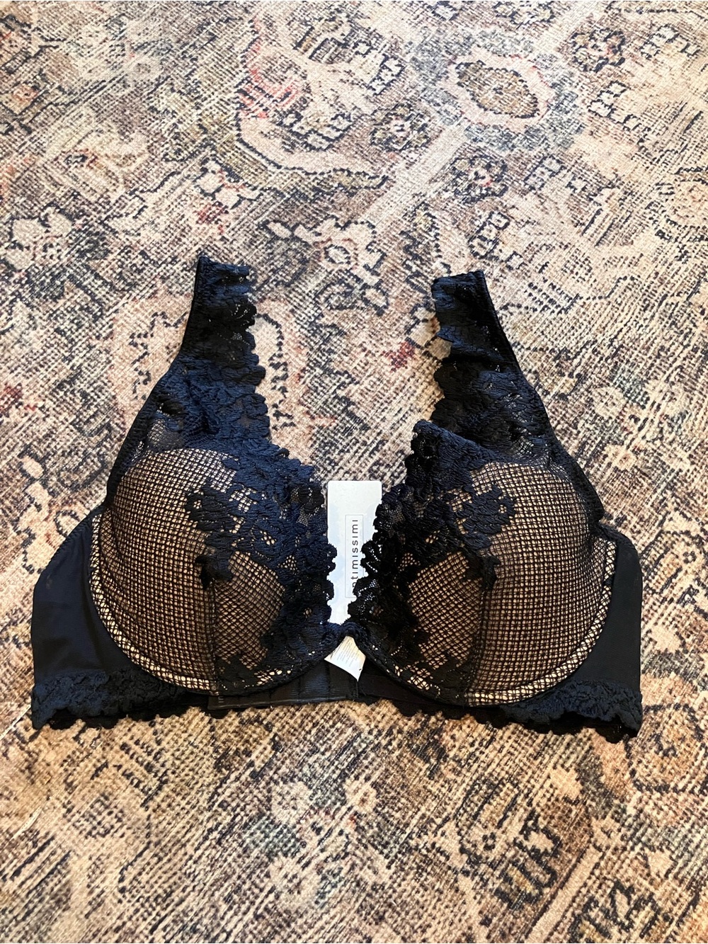 Intimissimi Black Lace Push-Up Bra